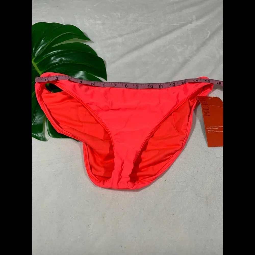 NWT Zella Hipster‎ Bikini Bottoms Neon Coral Samba